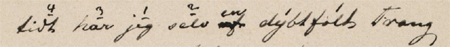 From Brand, KBK 262, 4°, I, 1.1. The Royal Library of Copenhagen, Denmark. Four words are marked for transposition.