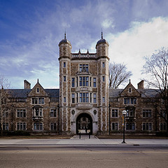 Cook Law Quadrangle arch